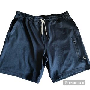 Vuori Sunday Performance Short 7.5"  Mens XL Navy Blue Pockets Jogger